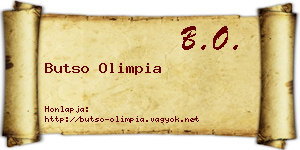 Butso Olimpia névjegykártya